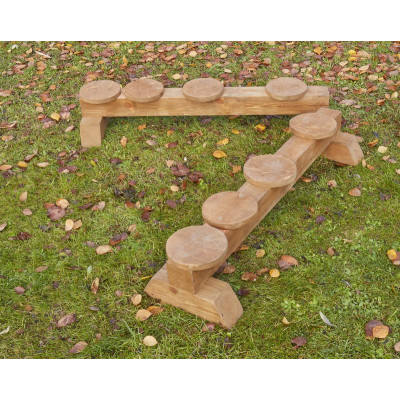 Mini barres équilibriste en bois (2 pièces)