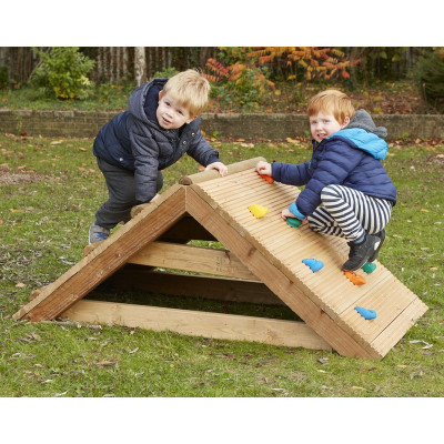 Mini triangle d'escalade en bois