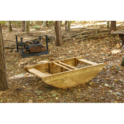 Bateau à bascule extérieur en bois