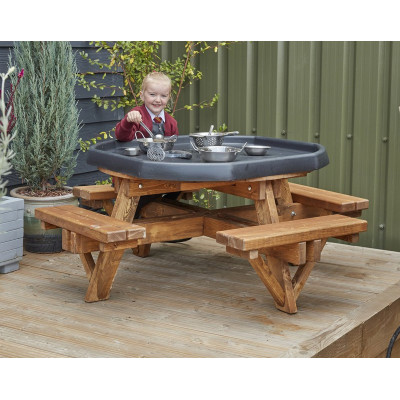 Banc de pique-nique pour bac d’exploration 95 cm (8 places)