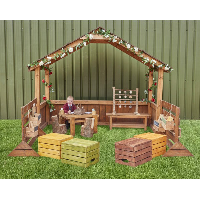 Salon d'apprentissage en bois