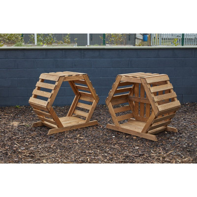Ruche en bois confortable