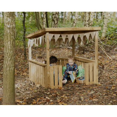 Mini loft en bois