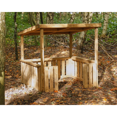 Mini loft en bois