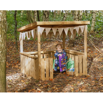 Mini loft en bois