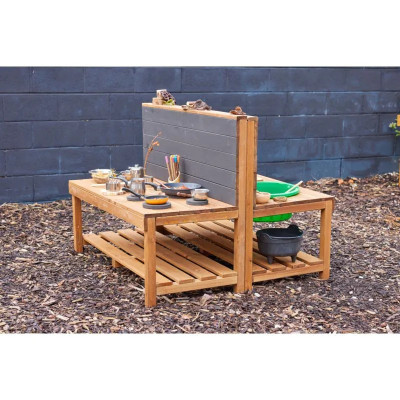 Îlot cuisine en bois