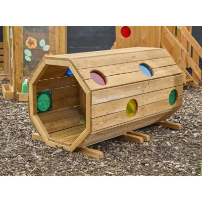 Tunnel sensoriel en bois