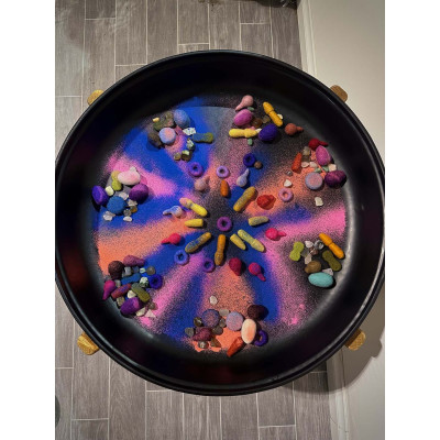 Bac exploration rond 69 cm - Noir