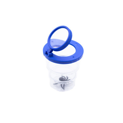 Boîte rétractable avec loupe