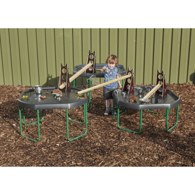 Ensemble de 3 supports pour bac d’exploration 95 cm