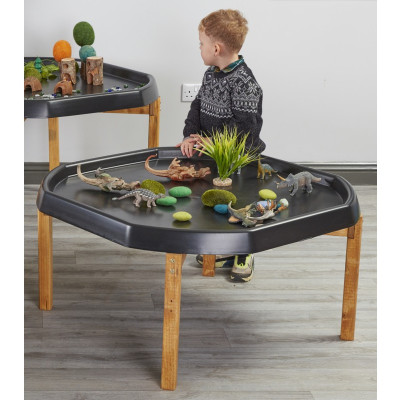 Support en bois pour bac d’exploration 95 cm