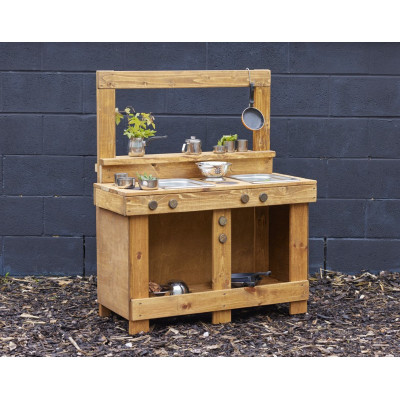 Cuisine d’extérieur en bois