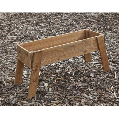 Bac à sable / jardinière chic en bois