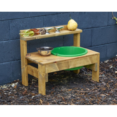 Mini cuisine d’extérieur en bois